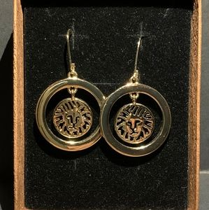 Anne Klein Signature Lionshead Earrings